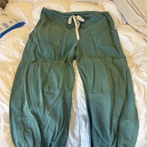 Blank NYC Olive Utility Jogger with Drawstring